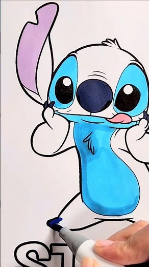 Disney's STITCH Coloring Page - Lilo & Stitch Coloring #disney #stitchmovie #stitch #liloandstitch