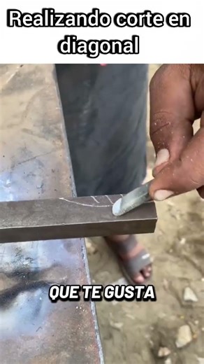 How to make diagonal cuts #welding #usa #viral #welding