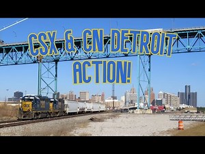 CSX & CN Detroit Action!