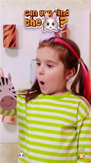 Learn Animals 🐻🦓! With Cute Matching Stickers 😙🤩! #animals #shorts #learn