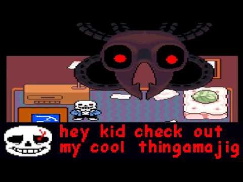 [DUB] Undertale but Sans moves THE ENTIRE DETERMINATION EXTRACTOR to his room