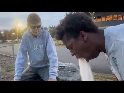 Rainbow milk challenge 😭
