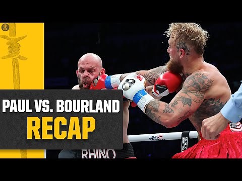 Jake Paul PICKS APART Ryan Bourland, WINS in first-round TKO | Fight Recap | CBS Sports