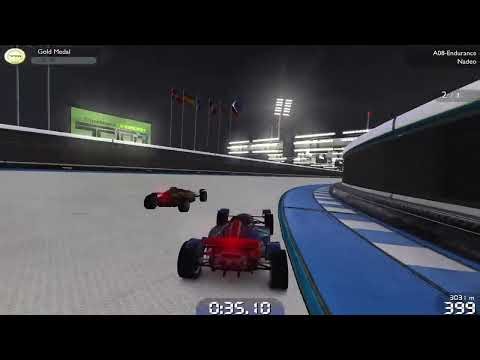 Trackmania Nations Forever - White Area Event 8 Gameplay