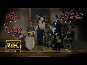 Alice Faye - Alexander's Ragtime Band (1938) AI 4K Colorized Enhanced Stabilized