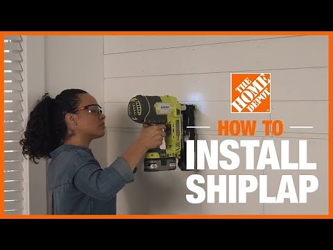 How to Install Shiplap