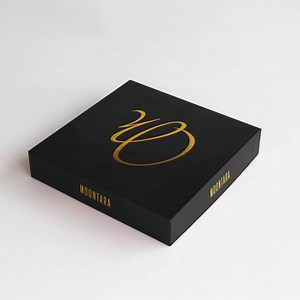 [Hot Item] Luxury Custom Matte Black Gift Boxes Lid and Base Box Rigid Recyclable Paper Packaging Box for Craft Gift Packaging