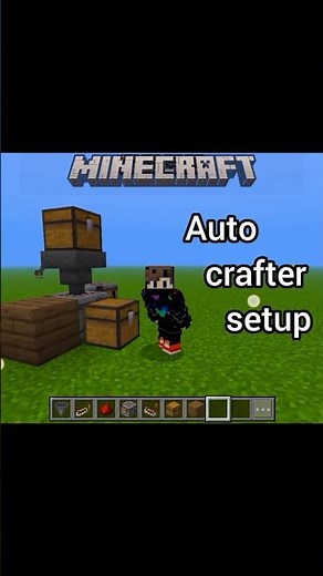 Crafter setup in Minecraft 🔥🤗 Minecraft build ideas🔥
