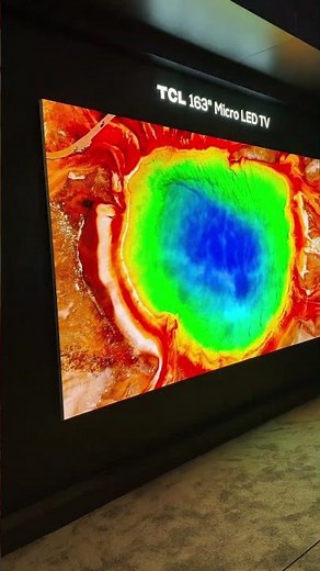 Giant 163” Micro-LED TV? Wow! #shorts