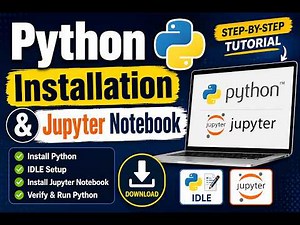 Python #1: How to Install Python, IDLE & Jupyter Notebook | Complete Setup Guide (2026)