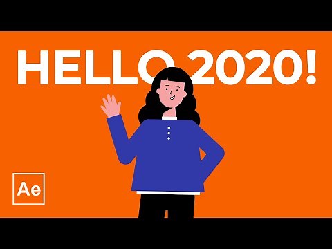Waving! Character Animation [AfterEffects Tutorial]