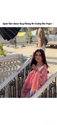 Syeda Tuba Anwar Busy Filming Her Exciting New Project#tubaanwar #viral #shorts