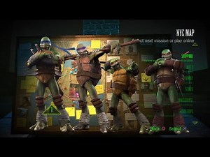 Teenage Mutant Ninja Turtles: Out of the Shadows All Characters [PS3]