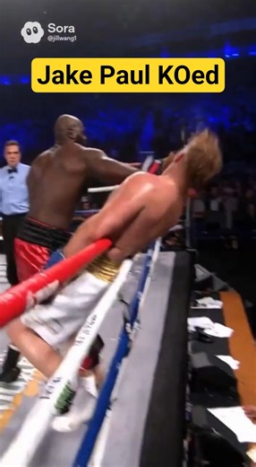 Jake Paul KOed by Anthony Joshua WWE boxing RAW highlights #ai #aivideo #sora
