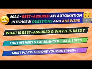 1.What is Rest assured and why it is used | Rest Assured API Automation Interview Question for SDETs