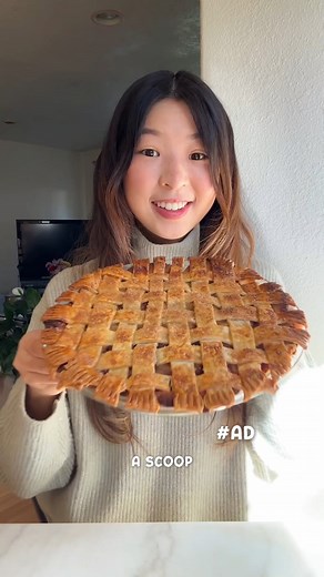 Pillsbury on Instagram: "Uplevel your apple pie this holiday season with a little help from Pillsbury! @eatsbyrachel swapped a classic pie crust for cinnamon rolls pressed right into the pie dish for an extra sweet, cinnamony twist. “It’s basically all my favorite desserts rolled into one!” she says. With Pillsbury pie crust and cinnamon rolls, this recipe is so simple and can be whipped up quickly. Serve warm with vanilla ice cream for the ultimate holiday treat. 🥧 Ingredients: - 1 container @