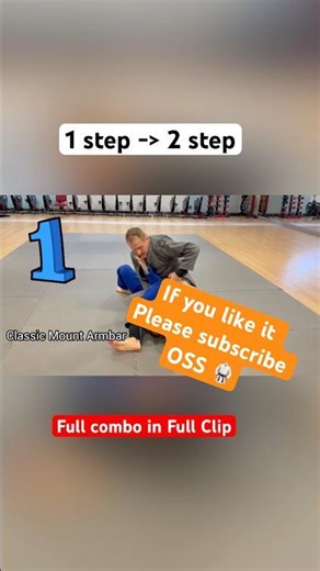 High Mount Armbar Chain (Step 1–2) #bjj #armbar #grappling