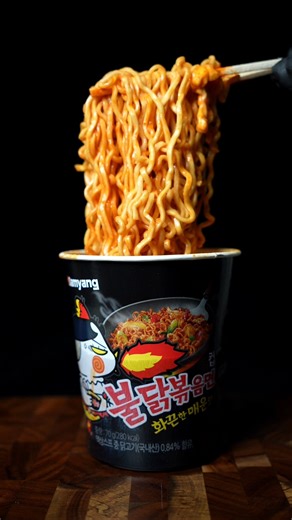 Samyang Spicy Ramen + Cheese 🧀🔥 ASMR #shorts