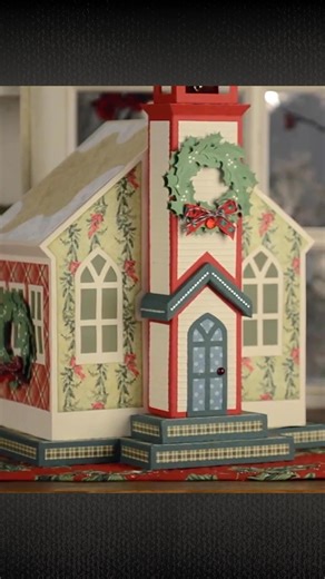 18K views · 277 reactions | Building your own Christmas church from cardstock is fun and easy with this SVG. Make it your own! Embossed siding? Flocked snow on the roof? How will you make yours? #crafting #svg #silhouettecameo #cricuthacks #christmasdecor #christmasvillage | SVGCuts | Facebook