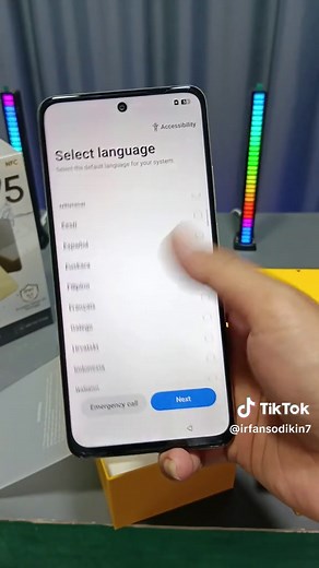 Cara Menghidupkan HP Realme C75: Setting Awal & Bahasa