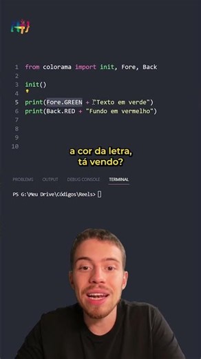 How to print with colors in Python | #shorts