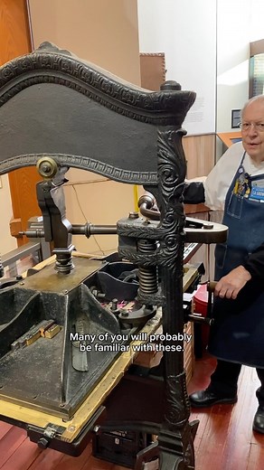 Sacramento History Museum on Instagram: "September 24th is National Punctuation Day! This day celebrates all things pertaining to punctuation. For today, Howard letterpress printed the punctuation sorts you would find in the font Eve Bold that we have in our print shop. The font is 36 point in size. Printed from left to right is period, comma, semicolon, colon, hyphen, apostrophe, question mark, exclamation point, ampersand, dollar sign, parentheses, and the paragraph sign (also known as the pil