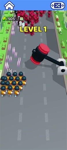 count master insane crowd run 😱 #game #shorts #androidgameplay