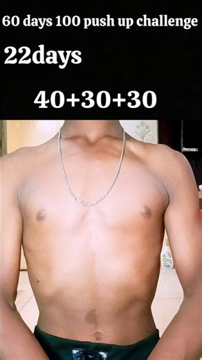 😱60 days 100 push up challenge 22day😱#bome#short