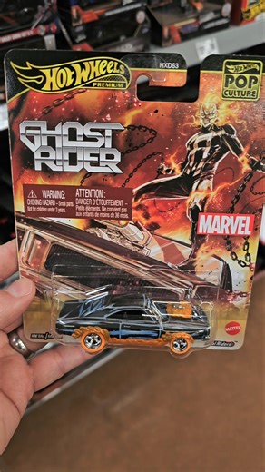 Ghost Rider Charger Hot Wheels Premium Car at Walmart Marvel