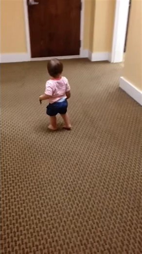 baby run into wall learn to walk