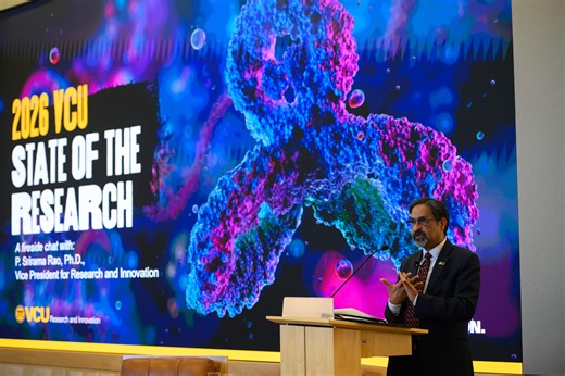 VCU aims to be ‘not just a national, but an international hub’ for research, VP Rao says in annual address