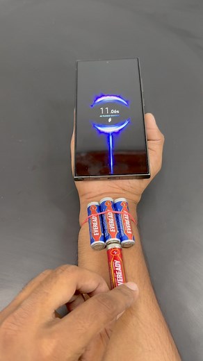 367K views · 3.3K reactions | Battery and mobile experiment #experiment #explorepage #science | Rishi Kumar | Facebook
