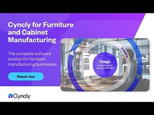Smarter Manufacturing for Furniture & Cabinets
