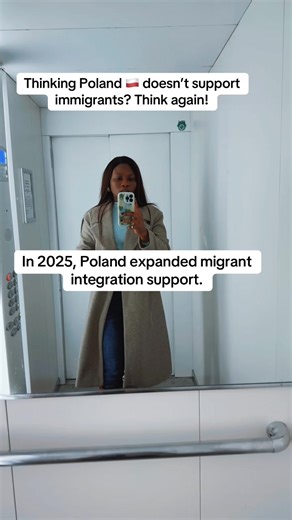 What no one tells you about settling in Poland 🇵🇱 . Poland is changing how migrants integrate and this matters. I will be sharing link to this on my next post 😊 Have you experienced support as an immigrant in Poland? Let us know in the comments 🫶🏽 #polska #tiktokpoland #dlaciebieforyou #lifeinpoland #immigrant
