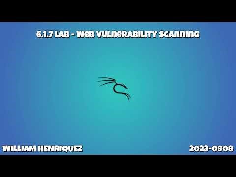 6.1.7 Lab - Web Vulnerability Scanning