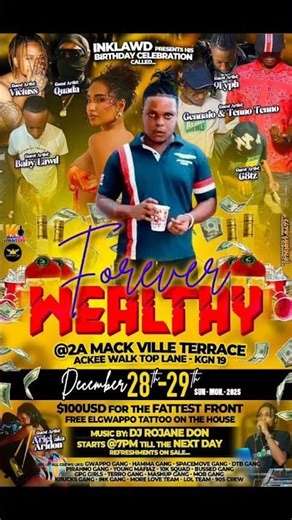 jamaican party in 2a mack ville terrace kingston 19 december 29th