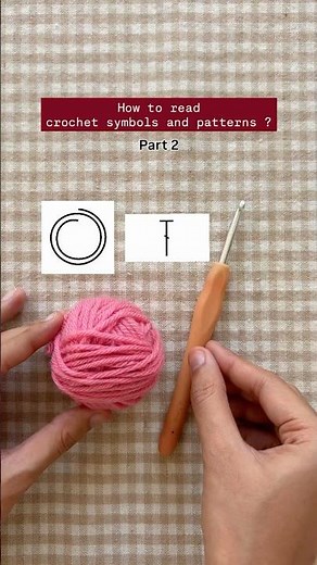 Crochet Pattern for SIMPLE CIRCLE ⭕️ How to read crochet patterns? #crochet #fyp