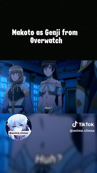 Makoto as Genji from Overwatch | Tsukimichi -Moonlit Fantasy- Anime Clip