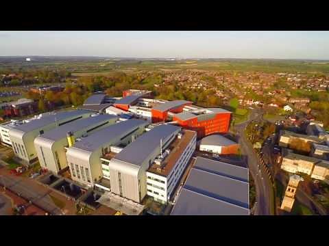 Mid Yorkshire NHS Trust's Pinderfields Hospital beautiful drone footage