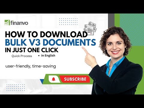 Finanvo! The Ultimate Tool for Bulk V3 Documents Download - Quick Process (English)