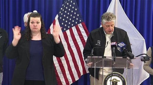 #WATCH: Gov. Dan McKee encourages Rhode Islanders to stay off roads if possible during Sunday's storm. Complete coverage: https://www.wpri.com/weather/winter-weather/snow-storm-jan-25-26-2026/ | WPRI 12