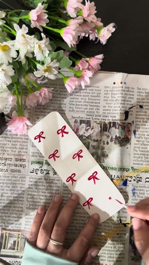 Ep-8of painting something bookmark series#youtubeshorts #bookmark #painting #bookmarkpainting #books