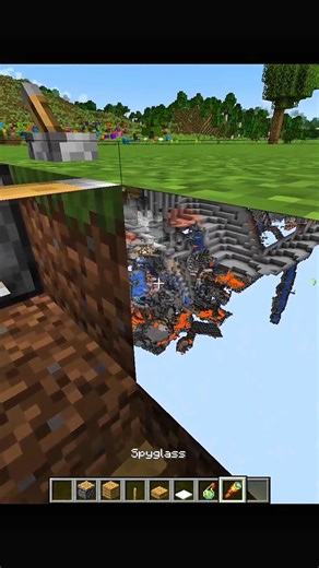 Minecraft X-ray Glitch #minecraft #shorts