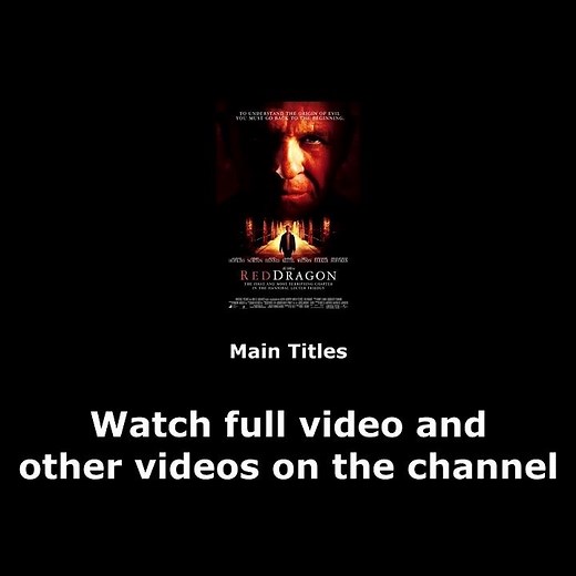 Red Dragon (2002) - Full Official Soundtrack