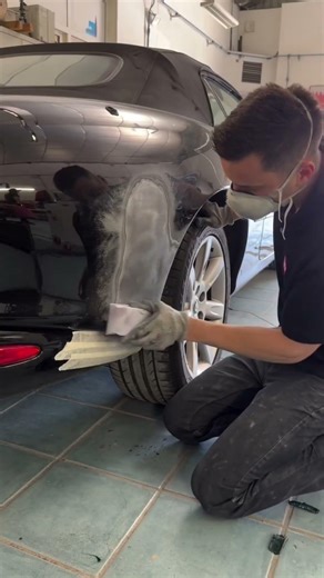 Severe Dent Fixed Without Replacement?! Glue + Spot Weld Technique! #mechanic #mechaniclife #tools