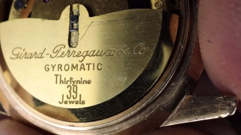 A scratched Girard-Perregaux promised treasure and he went looking for it