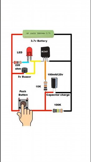 Timer Switch Monostable Circuit #shots #ahxperiment