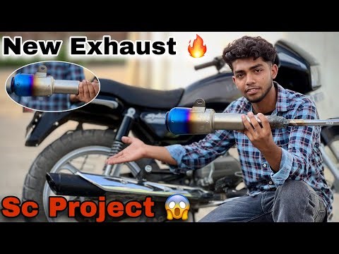 SC PROJECT INSTALL IN SPLENDER BIKE 😱 || NEW EXHAUST IN SPLENDOR BIKE 2K24 MODEL || BS6 SPLENDOR ❤️