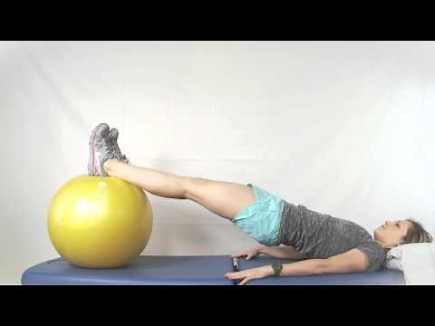 Bridge with Physioball with Roll In