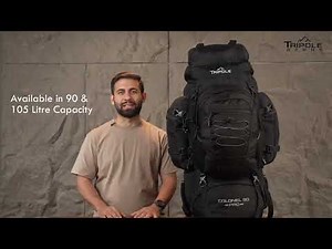 Tripole Colonel Pro Metal Frame Rucksack with Detachable Day Pack and Rain Cover | 5 Year Warranty